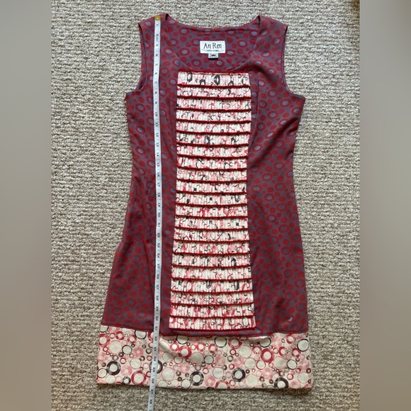 An Ren Red and White Polka Dot Dress Size Medium - Picture 8 of 8